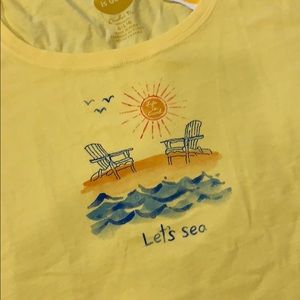 Life is Good crusher tee